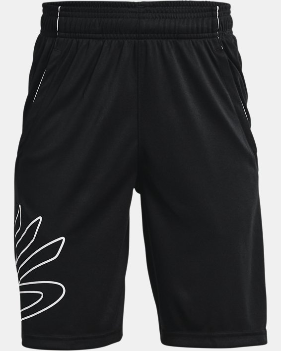 Boys' Curry SC Hoops Shorts in Black image number 0